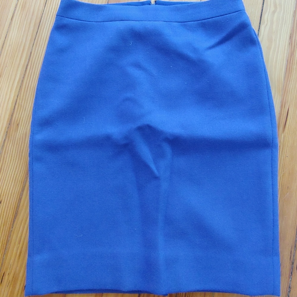 Wool J Crew No 2 pencil skirt